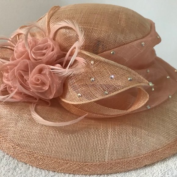 Designer Straw Church or Derby Hat main image 5